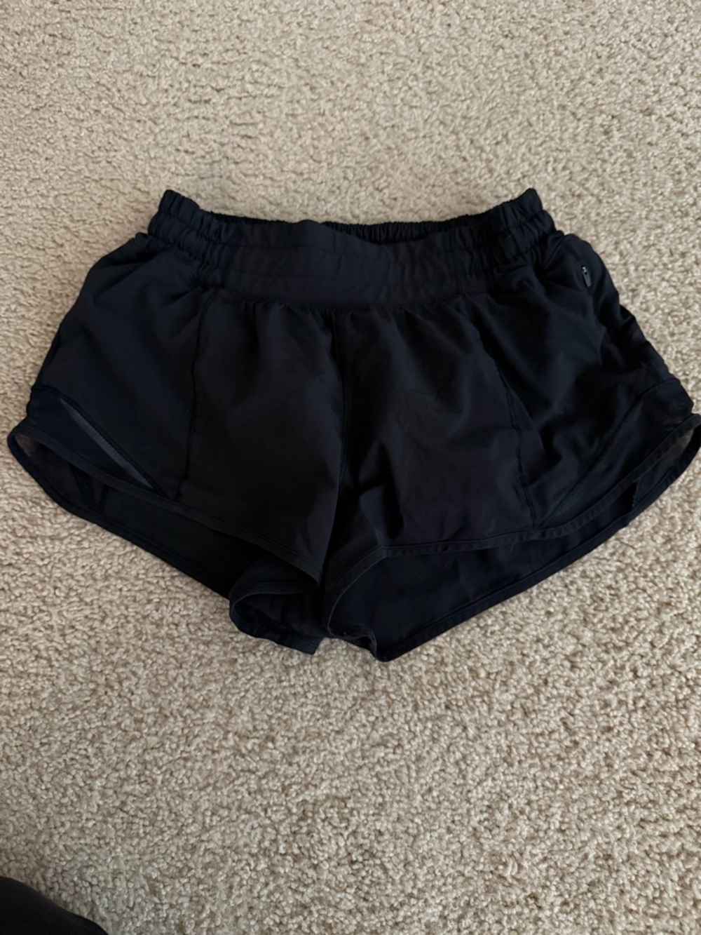 lululemon athletica Black Lightweight Running Shorts